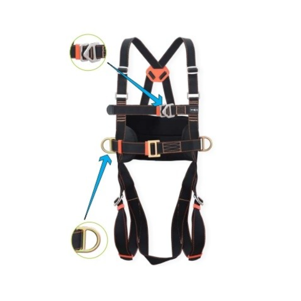 ชุดสายรัดลำตัวชนิดเต็มตัว KARAM (full body harness) รุ่น PN 94