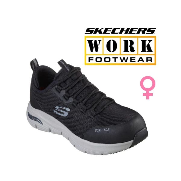 รองเท้าเซฟตี้ผู้หญิง ยี่ห้อ Skechers รุ่น Arch Fit SR - Ebinal