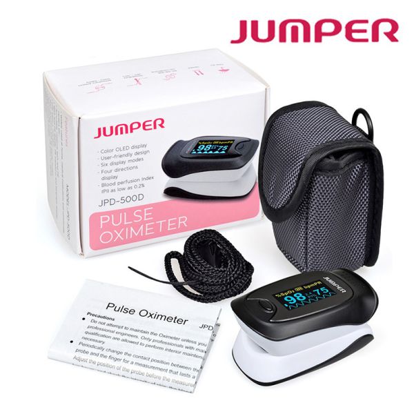 เครื่องวัดออกซิเจนที่ปลายนิ้วมือ JUMPER รุ่น JPD-500D(OLED)